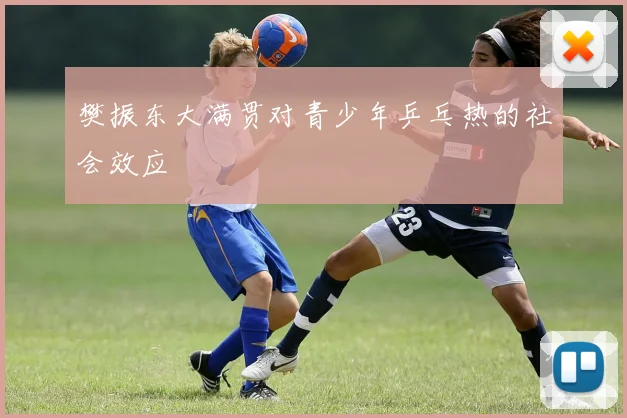樊振东大满贯对青少年乒乓热的社会效应